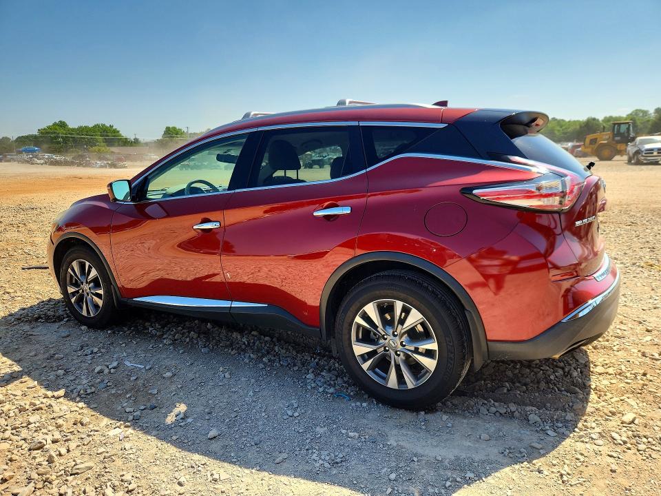 2017 Nissan Murano VIN 5N1AZ2MG9HN133489 COPART salvage auction — FRONT END, Al - Cert Of Title-Salvage Title, sold $425 on 2026-07-29 (photo 2)