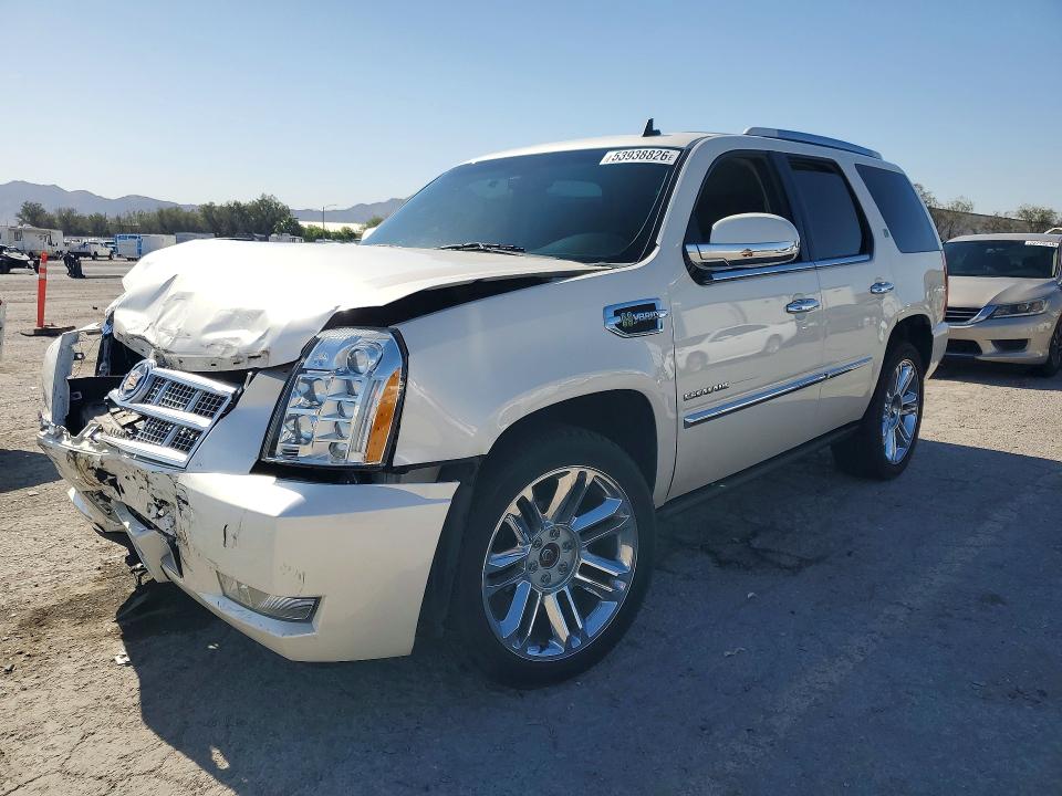 2013 Cadillac Escalade VIN 1GYS4FEJ8DR166845 COPART salvage auction — FRONT END, Nv - Salvage Title, sold $3,700 on 2026-07-09 (photo 1)