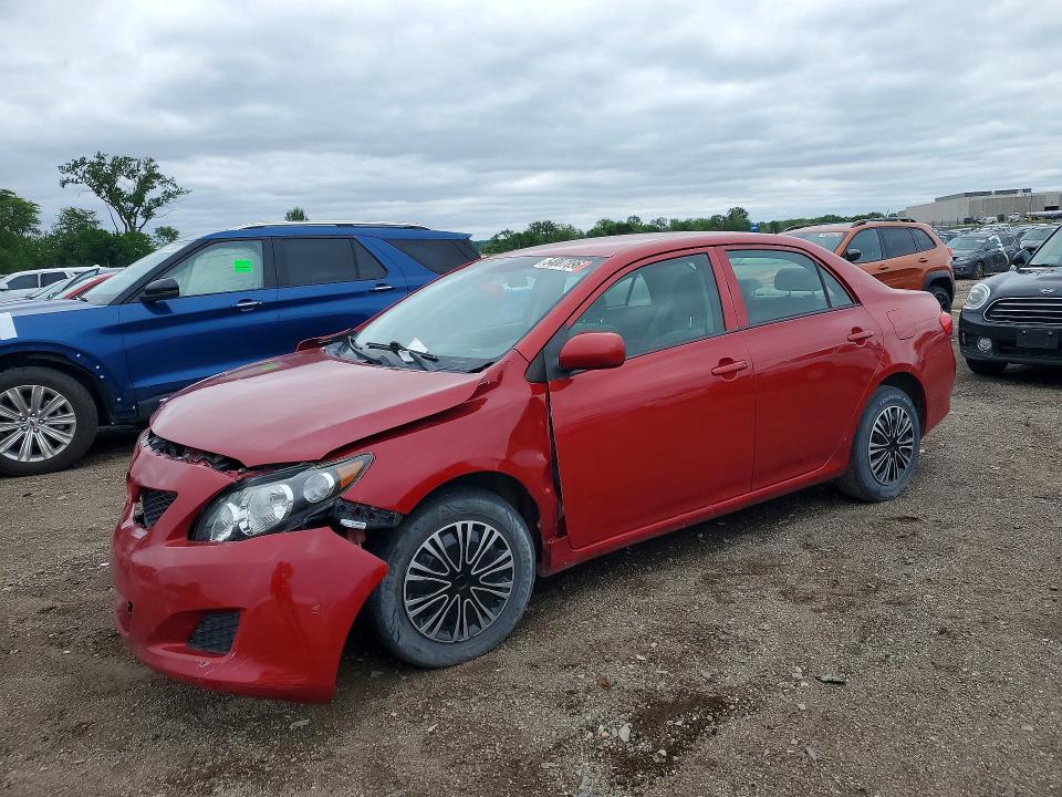 2009 Toyota Corolla VIN JTDBL40E69J003124 COPART salvage auction — FRONT END, Ia - Salvage W/Salvage History, sold $1,000 on 2026-07-17 (photo 1)