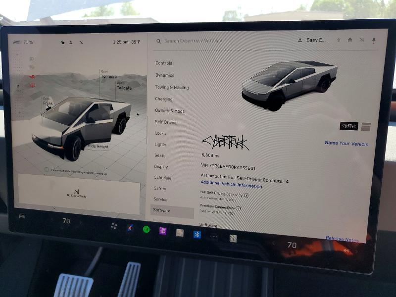 2024 Tesla VIN 7G2CEHED0RA055601 COPART salvage auction — REAR END, Ct - Cert Of Title-Salvage, sold $35,000 on 2026-07-09 (photo 9)