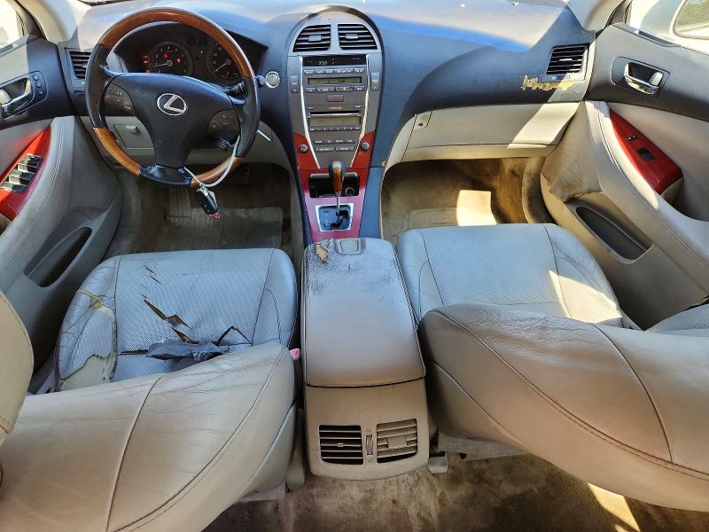 2008 Lexus ES VIN JTHBJ46G282183224 COPART salvage auction — FRONT END, Nc - Salvage Certificate Of Title, sold $975 on 2026-07-17 (photo 8)