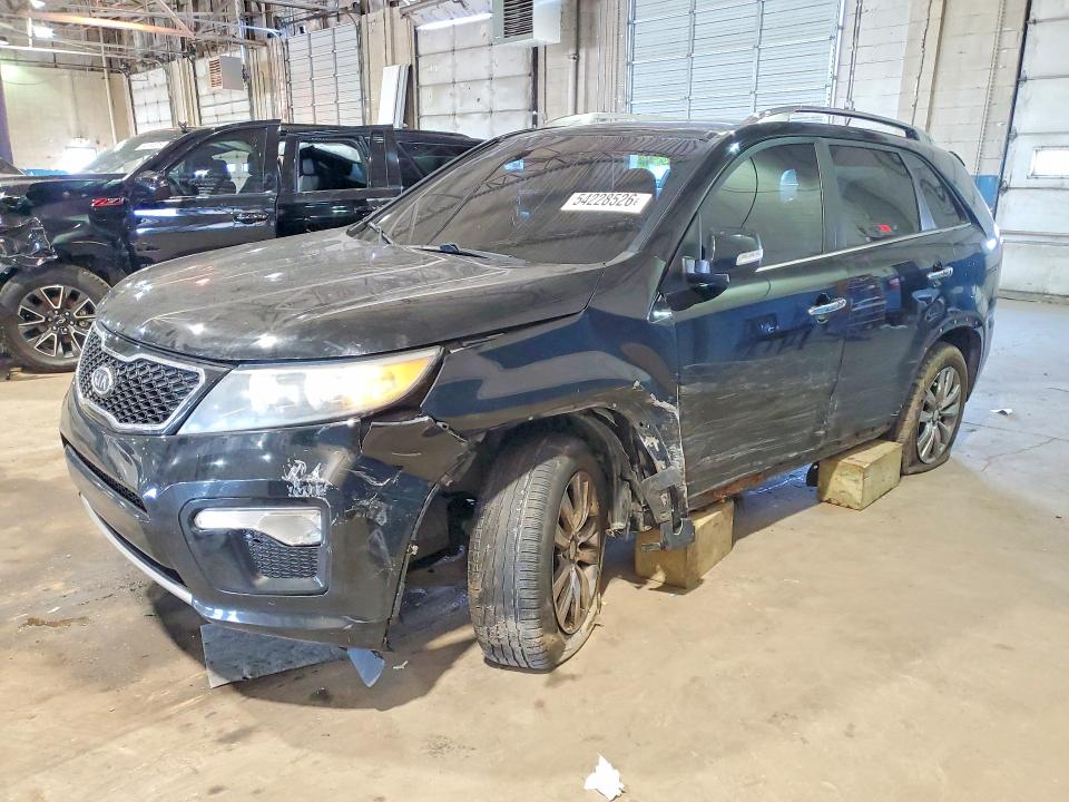 2013 Kia Sorento VIN 5XYKWDA22DG359462 COPART salvage auction — SIDE, Mi - Certificate Of Title, sold $1,050 on 2026-07-31 (photo 1)