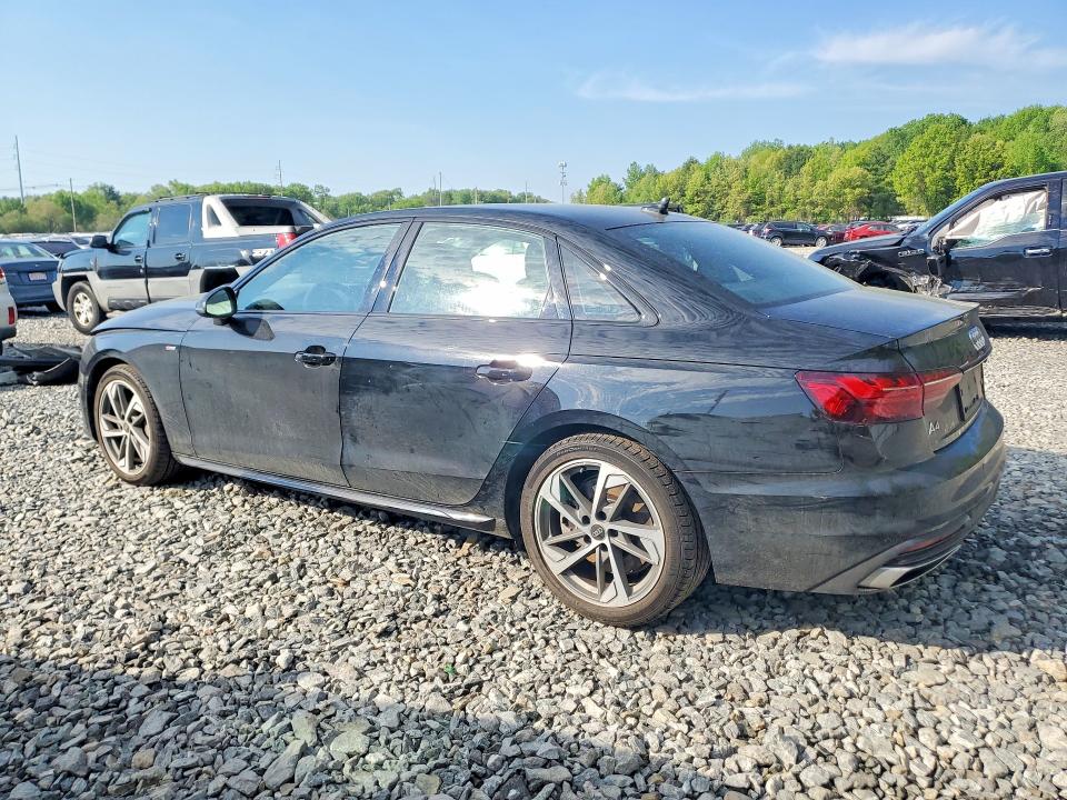 2025 Audi A4 VIN WAUDAAF44SN000486 COPART salvage auction — FRONT END, Ma - Cert Of Title-Salvage, sold $11,500 on 2026-07-09 (photo 2)