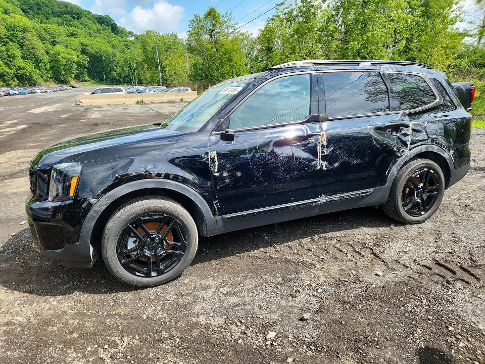 2025 Kia Telluride VIN 5XYP3DGC2SG570236 COPART salvage auction — ROLLOVER, Nj - Cert Of Title-Salvage, sold $11,700 on 2026-07-23 (photo 1)