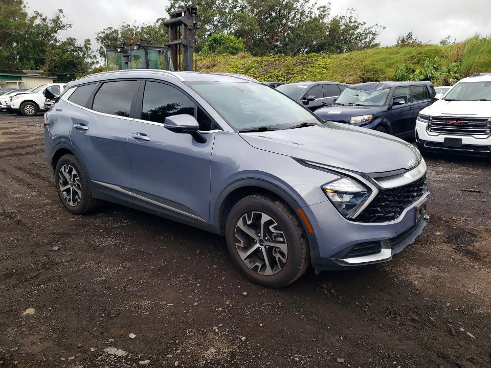 2023 Kia Sportage VIN 5XYK3CAF3PG009509 COPART salvage auction — REAR END, Hi - Certificate Of Salvage, sold $4,350 on 2026-07-06 (photo 4)
