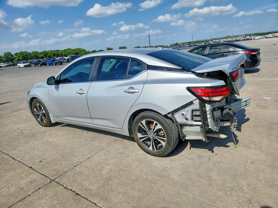 2022 Nissan Sentra VIN 3N1AB8CV3NY215439 COPART salvage auction — REAR END, Tx - Certificate Of Title, sold $2,600 on 2026-07-02 (photo 2)