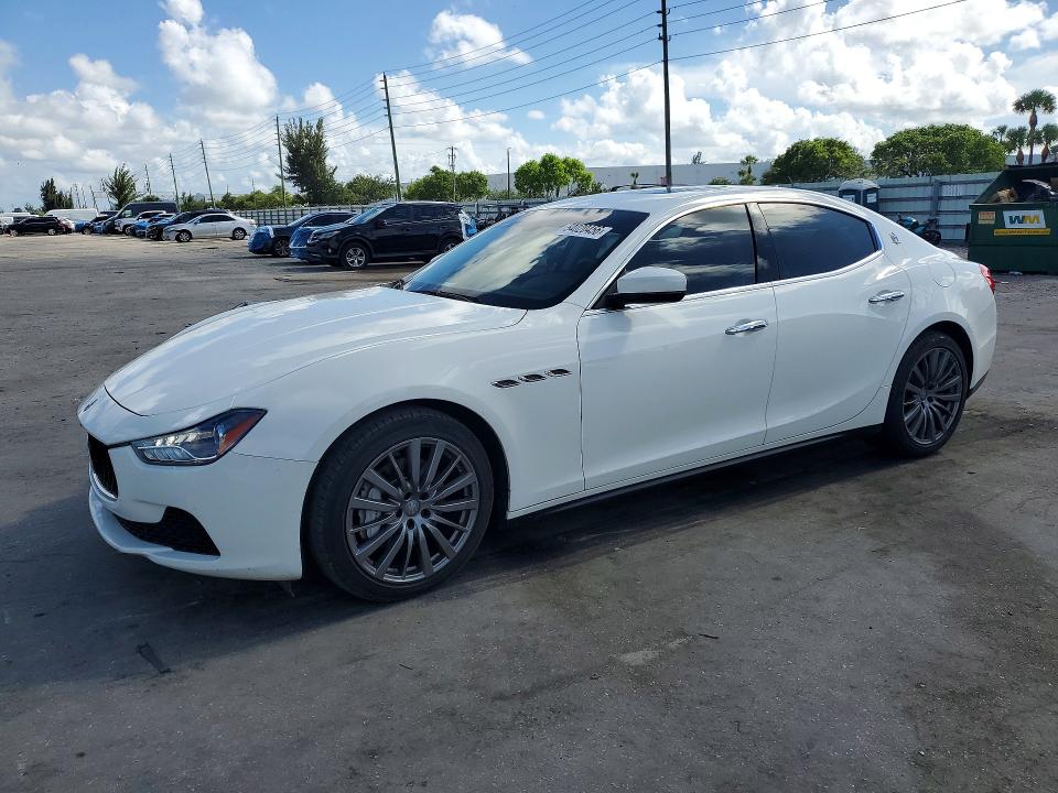 2017 Maserati VIN ZAM57XSA4H1242663 COPART salvage auction — FRONT END, Id - Salvage Certificate Of Title, sold $1,750 on 2026-08-17 (photo 1)
