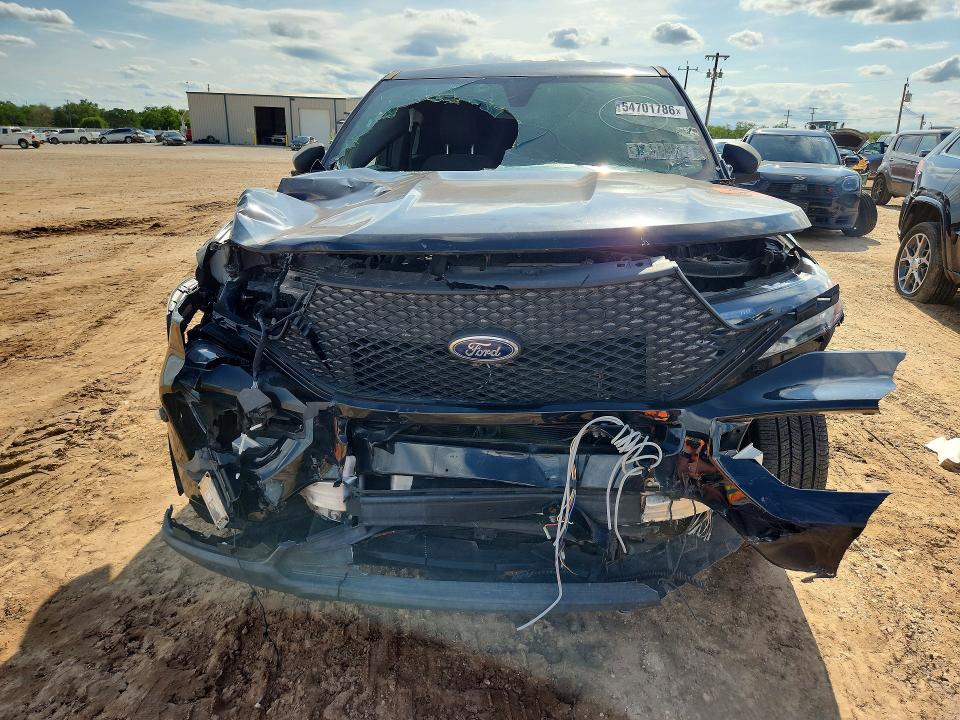 2022 Ford Explorer VIN 1FM5K8AB4NGA48741 COPART salvage auction — FRONT END, Tx - Salvage Vehicle Title, sold $2,500 on 2026-07-02 (photo 5)