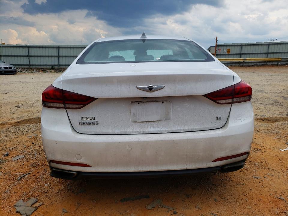 2015 Hyundai VIN KMHGN4JE2FU097166 COPART salvage auction — FRONT END, Va - Non-Repairable Certificate, sold $400 on 2026-07-17 (photo 6)