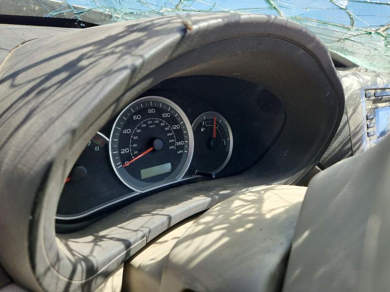 2008 Subaru Impreza VIN JF1GH61618H822130 COPART salvage auction — ROLLOVER, Or - Salvage Title Certificate, sold $275 on 2026-07-28 (photo 9)
