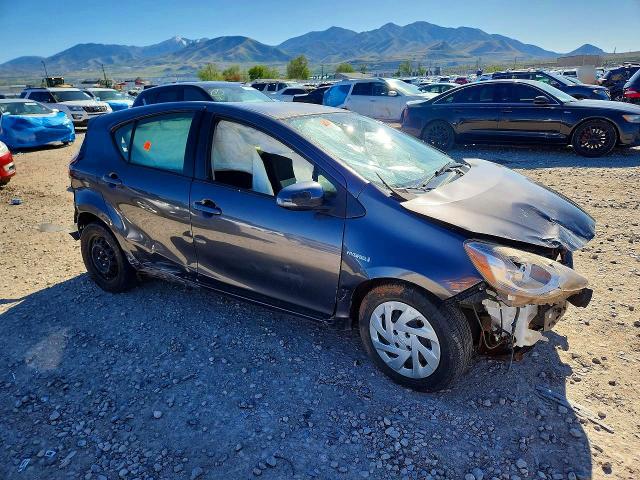 2015 Toyota Prius c VIN JTDKDTB37F1111606 COPART salvage auction — FRONT END, Ut - Salvage Certificate, sold $150 on 2026-07-07 (photo 4)