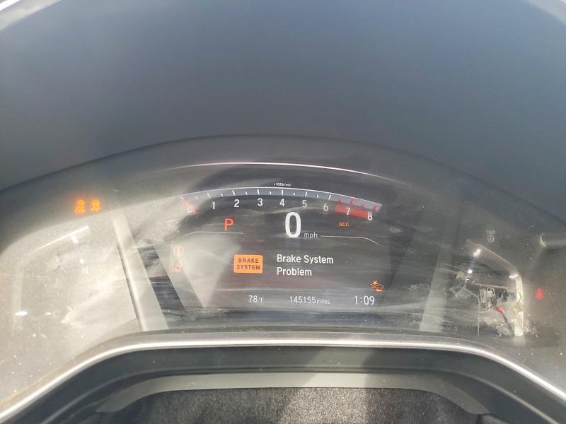 2019 Honda Cr-v VIN 2HKRW1H8XKH506933 COPART salvage auction — MECHANICAL, Tn - Certificate Of Title, sold $7,500 on 2026-07-29 (photo 9)