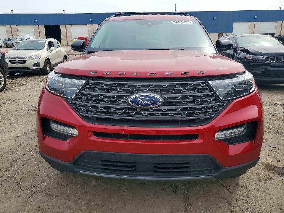 2024 Ford Explorer VIN 1FMSK8DH7RGA81824 COPART salvage auction — REAR END, Mi - Certificate Of Title, sold $12,200 on 2026-07-28 (photo 5)