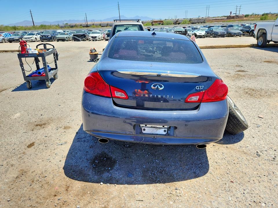 2011 Infiniti G37 VIN JN1CV6AP2BM300795 COPART salvage auction — FRONT END, Az - Certificate Of Title, sold $250 on 2026-07-10 (photo 6)