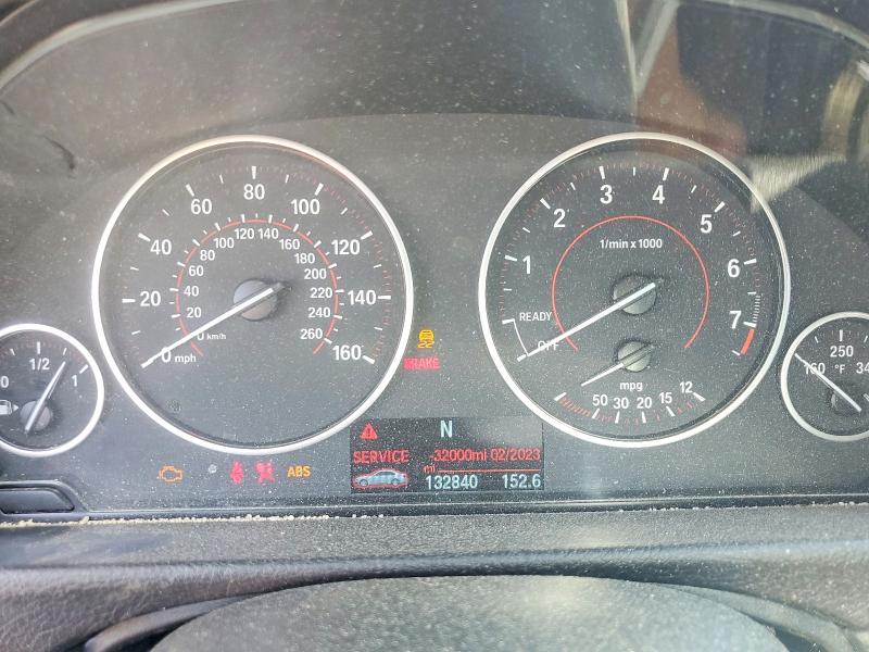 2016 BMW 3er VIN WBA8E3C58GK501856 COPART salvage auction — FRONT END, Nc - Salvage Certificate Of Title, sold $250 on 2026-07-23 (photo 9)
