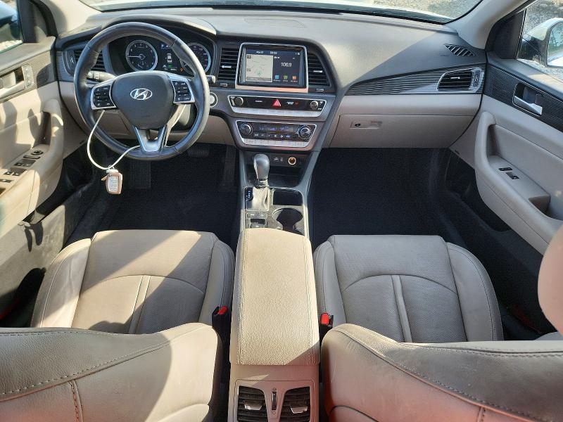 2018 Hyundai Sonata VIN 5NPE34AF7JH647491 COPART salvage auction — REAR END, Ga - Cert Of Title-Salvage, sold $2,400 on 2026-07-02 (photo 8)