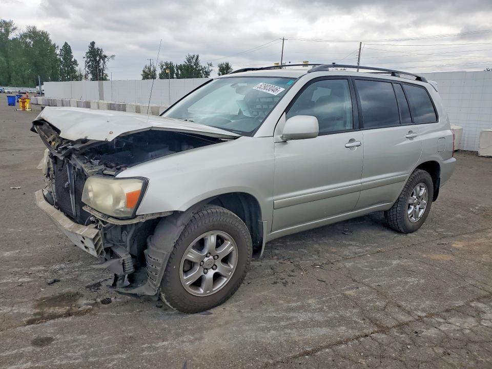 2004 Toyota Highlander VIN JTEEP21A440030978 COPART salvage auction — FRONT END, Or - Salvage Title Certificate, sold $500 on 2026-07-17 (photo 1)