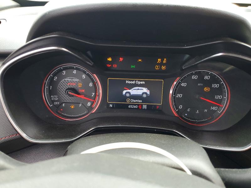 2022 Chevrolet Trailblazer VIN KL79MUSL6NB016397 COPART salvage auction — SIDE, Oh - Cert Of Title-Salvage, sold $5,200 on 2026-07-27 (photo 9)