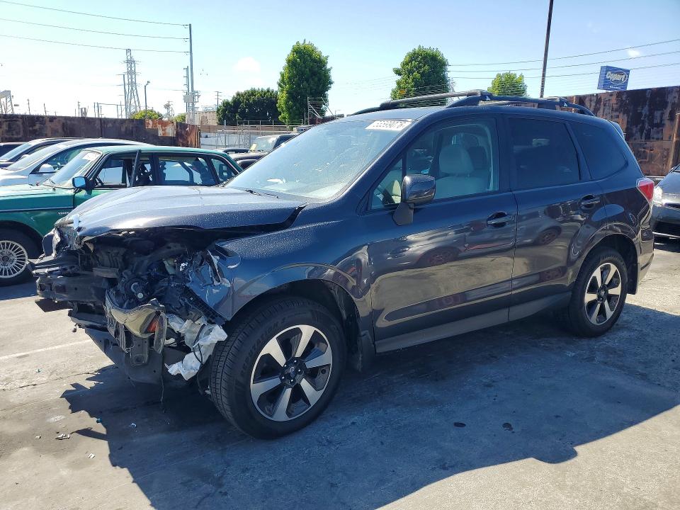 2017 Subaru Forester VIN JF2SJAGC6HH454540 COPART salvage auction — FRONT END, Ca - Salvage Certificate, sold $825 on 2026-07-31 (photo 1)