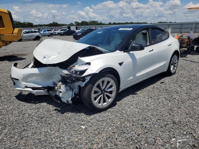 2023 Tesla VIN 5YJ3E1EA6PF584325 COPART salvage auction — FRONT END, Fl - Certificate Of Destruction, sold $4,350 on 2026-07-02 (photo 1)