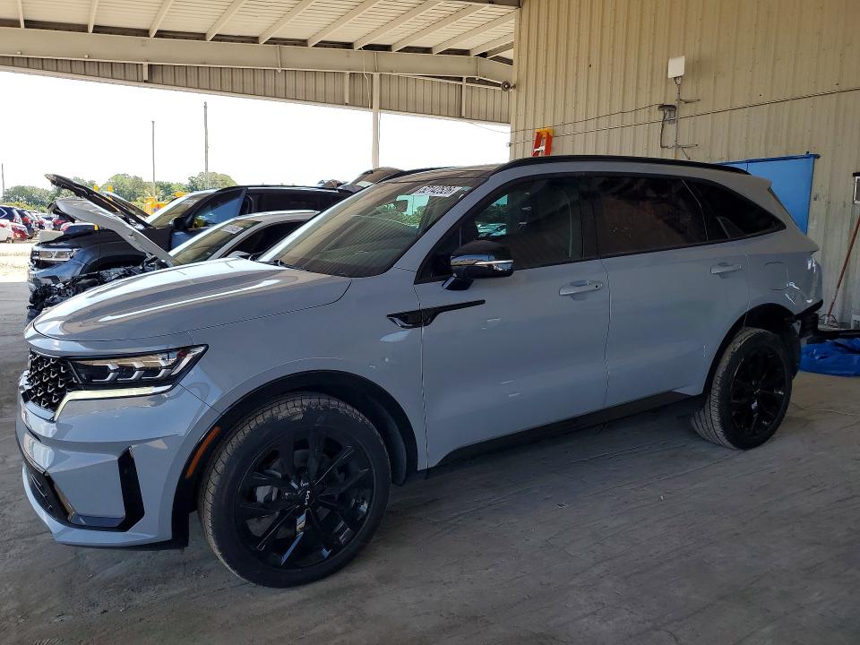 2023 Kia Sorento VIN 5XYRK4LF9PG197652 COPART salvage auction — REAR END, Fl - Cert Of Title Slvg Rebuildable, sold $12,200 on 2026-07-08 (photo 1)