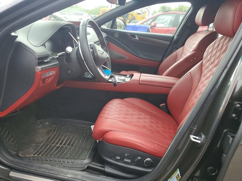 2024 Genesis G80 VIN KMTGB4SD0RU225980 COPART salvage auction — FRONT END, Pa - Certificate Of Salvage, sold $9,000 on 2026-07-08 (photo 7)