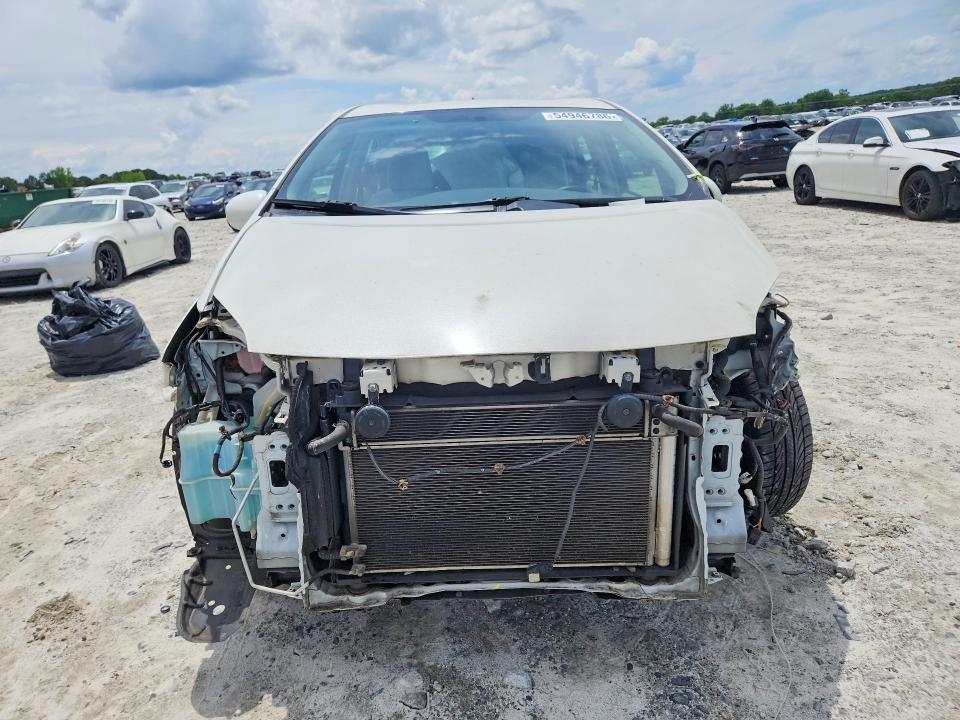 2012 Toyota Prius VIN JTDKN3DU1C1488253 COPART salvage auction — FRONT END, Ga - Cert Of Title-Salvage, sold $2,600 on 2026-07-13 (photo 5)