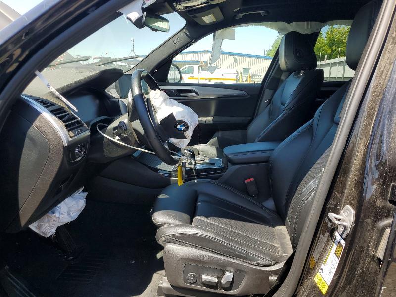 2022 BMW X3 VIN 5UX43DP01N9N22711 COPART salvage auction — Front End, CA - DIS/DLR/EXP ONLY CLEAN TITLE (P), sold $9,800 on 2026-07-03 (photo 7)