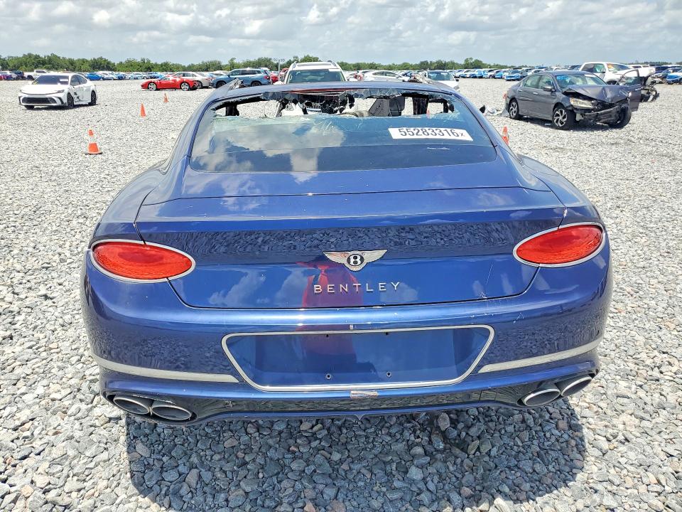 2023 Bentley Continental VIN SCBCG2ZG6PC008362 COPART salvage auction — Burn Engine, Tx - Nonrepairable Title, sold $13,100 on 2026-07-28 (photo 6)