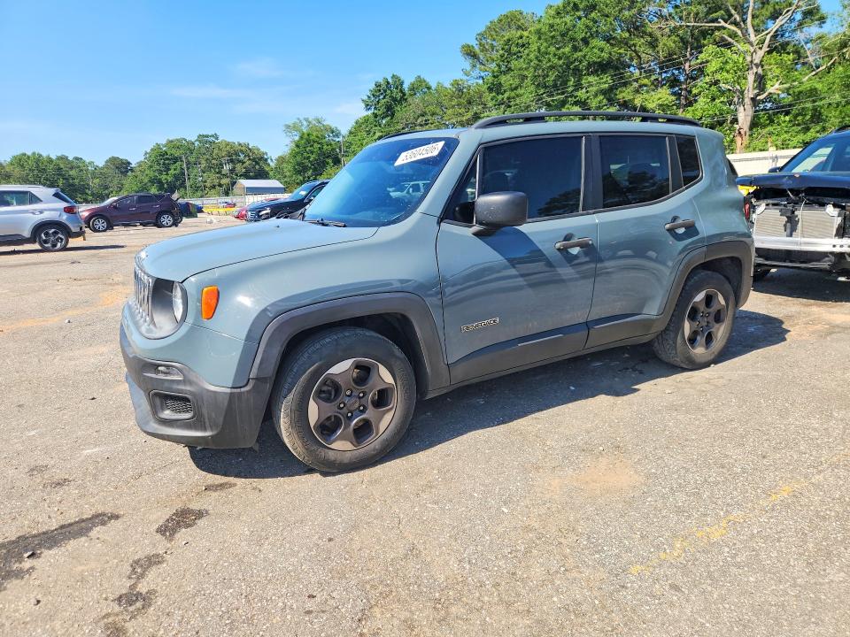 2017 Jeep Renegade VIN ZACCJAAB8HPE61517 COPART salvage auction — UNDERCARRIAGE, Al - Cert Of Title-Salvage Title, sold $1,850 on 2026-08-03 (photo 1)