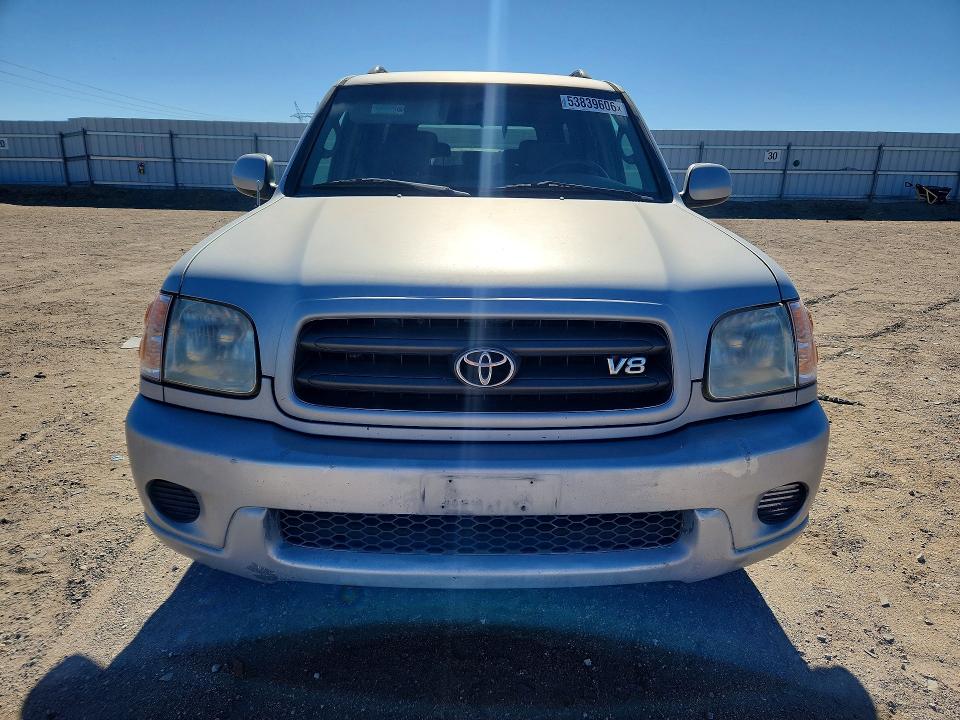 2002 Toyota Sequoia VIN 5TDZT34A02S085926 COPART salvage auction — REAR END, Mt - Dis/Dlr/Exp Only Clean Title, sold $600 on 2026-07-06 (photo 5)