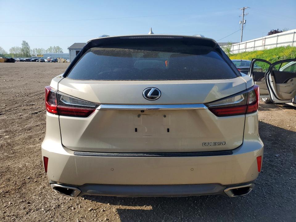 2017 Lexus Rx VIN 2T2BZMCA4HC110377 COPART salvage auction — FRONT END, Mi - Certificate Of Title, sold $7,200 on 2026-07-29 (photo 6)