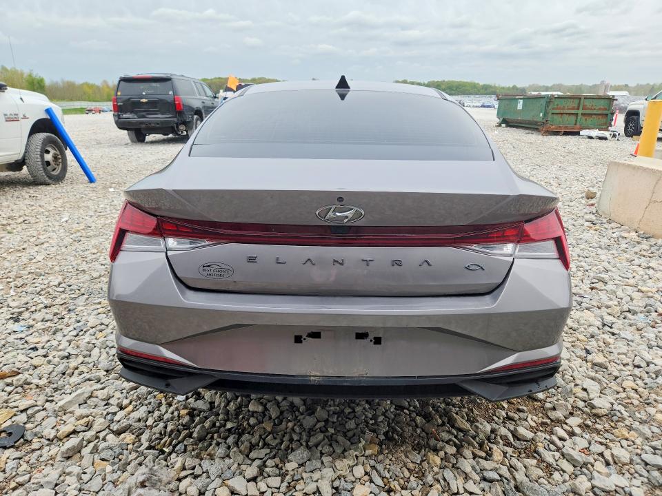 2025 Hyundai Elantra VIN KMHLS4DG8SU883133 COPART salvage auction — FRONT END, Mi - Cert Of Title-Salvage Vehicle, sold $6,200 on 2026-07-09 (photo 6)