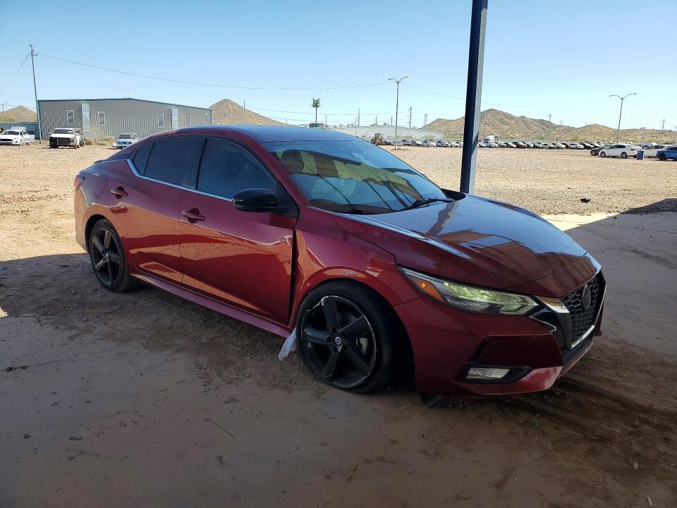 2021 Nissan Sentra VIN 3N1AB8DV6MY248089 COPART salvage auction — FRONT END, AZ - CERT OF TITLE - SALVAGE, sold $3,000 on 2026-07-02 (photo 4)
