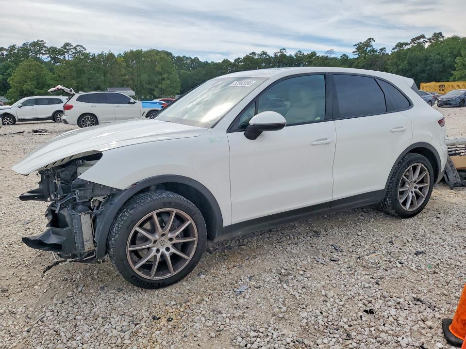 2019 Porsche Cayenne VIN WP1AA2AY9KDA01241 COPART salvage auction — FRONT END, Tx - Salvage Vehicle Title, sold $11,000 on 2026-07-21 (photo 1)