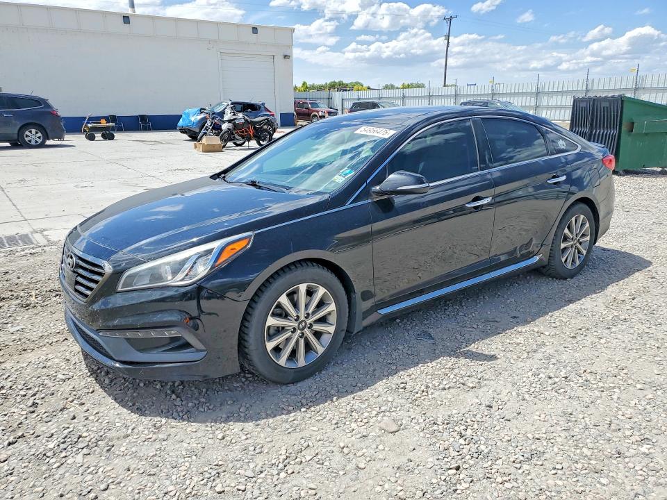 2016 Hyundai Sonata VIN 5NPE34AF7GH366980 COPART salvage auction — UNDERCARRIAGE, Ut - Salvage Certificate, sold $550 on 2026-08-03 (photo 1)