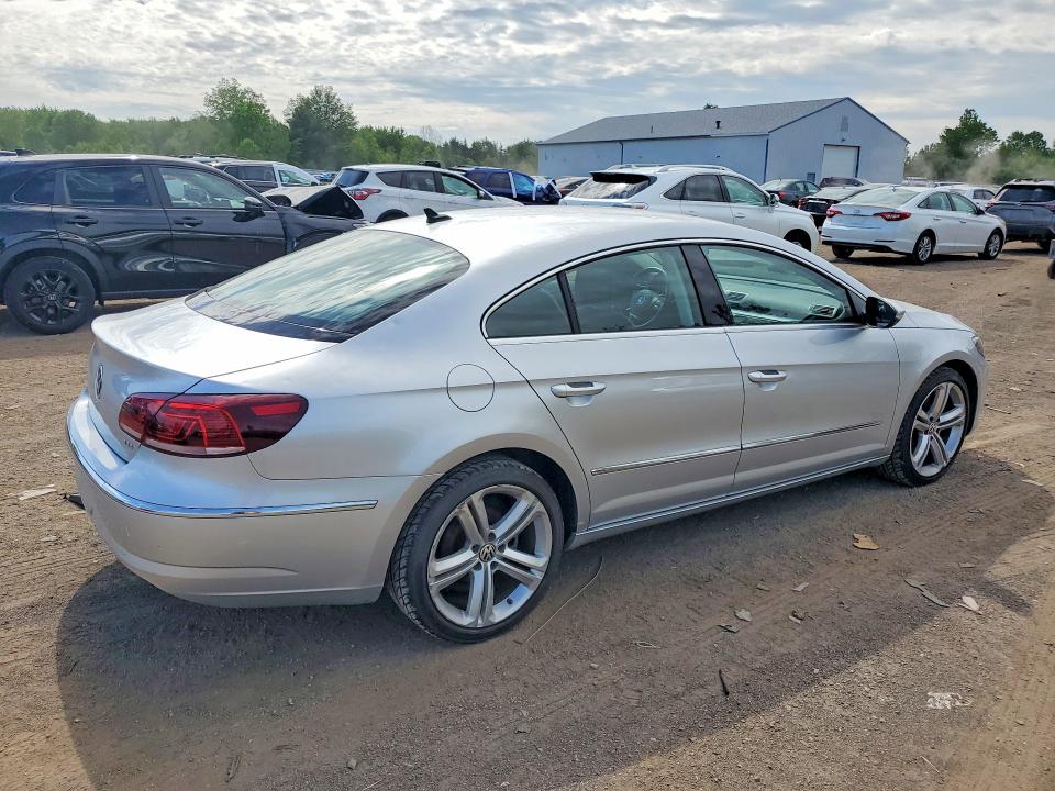 2013 Volkswagen Passat cc VIN WVWBP7ANXDE529150 COPART salvage auction — HAIL, Oh - Cert Of Title-Salvage, sold $2,050 on 2026-07-09 (photo 3)