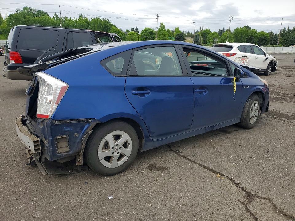 2010 Toyota Prius VIN JTDKN3DU3A0021726 COPART salvage auction — REAR END, Or - Salvage Title Certificate, sold $425 on 2026-07-13 (photo 3)