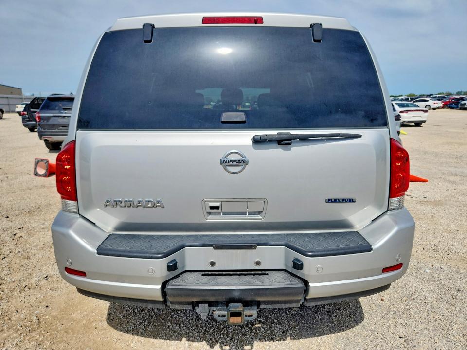 2015 Nissan Armada VIN 5N1BA0ND4FN604918 COPART salvage auction — FRONT END, Tx - Salvage Vehicle Title, sold $950 on 2026-07-09 (photo 6)