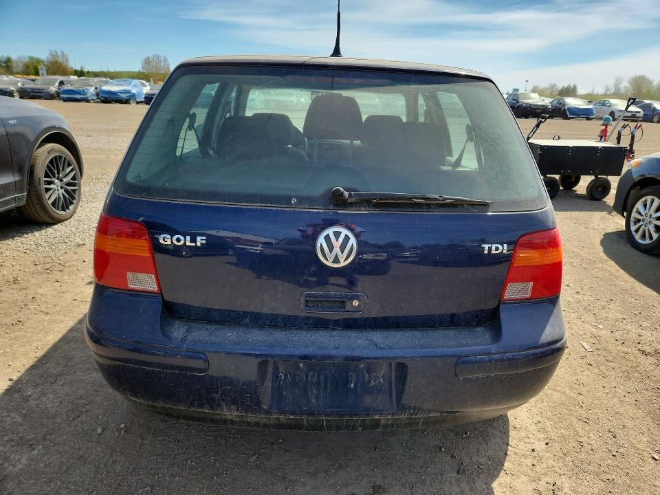 2003 Volkswagen Golf VIN 9BWGP21J734064715 COPART salvage auction — FRONT END, On - Permit No Brand - Unfit, sold $1,300 on 2026-07-09 (photo 6)