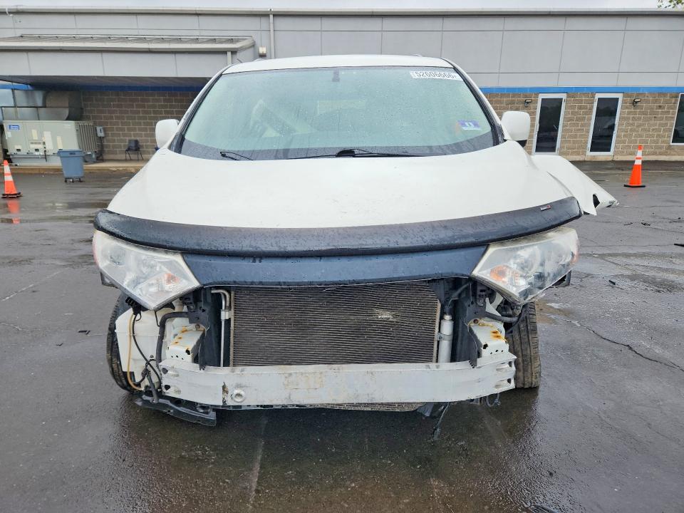 2015 Nissan Quest VIN JN8AE2KPXF9129206 COPART salvage auction — FRONT END, Id - Salvage Certificate Of Title, sold $450 on 2026-07-31 (photo 5)