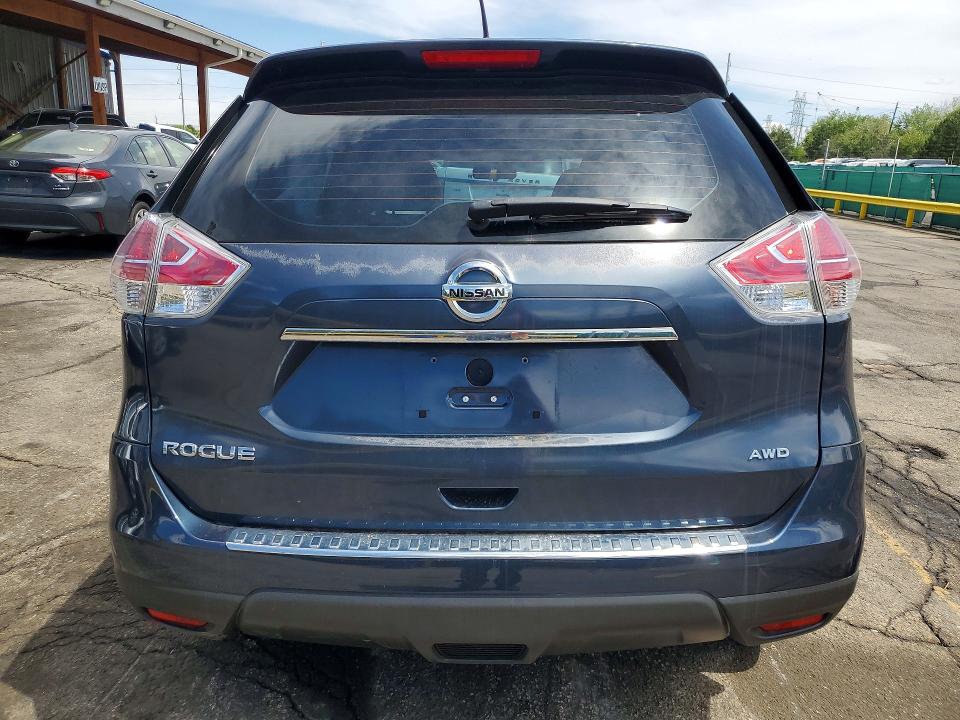 2016 Nissan VIN KNMAT2MV6GP628949 COPART salvage auction — FRONT END, Co - Salvage Title, sold $725 on 2026-07-21 (photo 6)