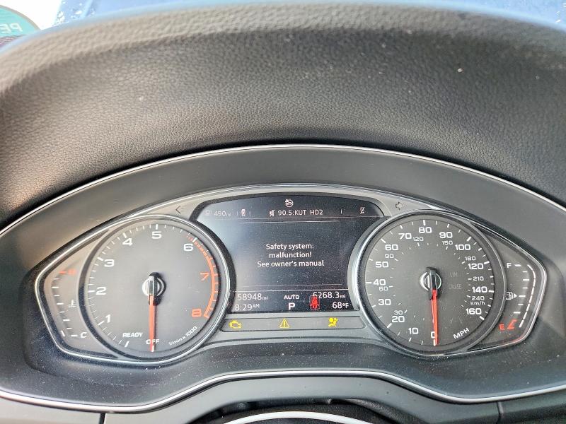 2020 Audi Q5 VIN WA1ANAFY1L2051423 COPART salvage auction — UNDERCARRIAGE, Tx - Salvage Vehicle Title, sold $8,100 on 2026-07-09 (photo 9)