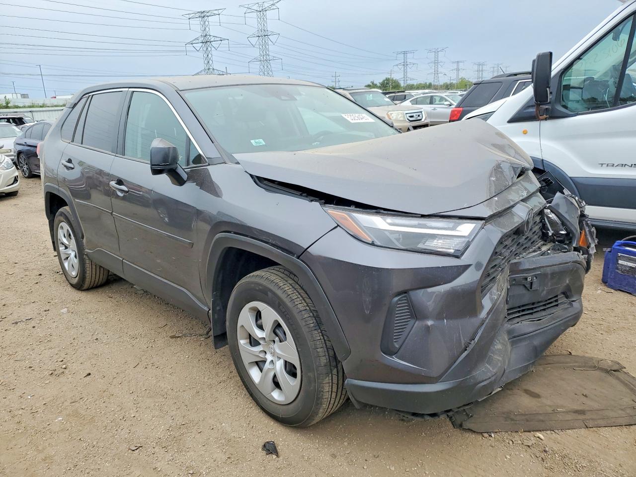 2023 Toyota RAV4 VIN 2T3F1RFV3PC344234 COPART salvage auction — Front End, WV - SALVAGE CERTIFICATE, sold $7,300 on 2026-06-25 (photo 4)