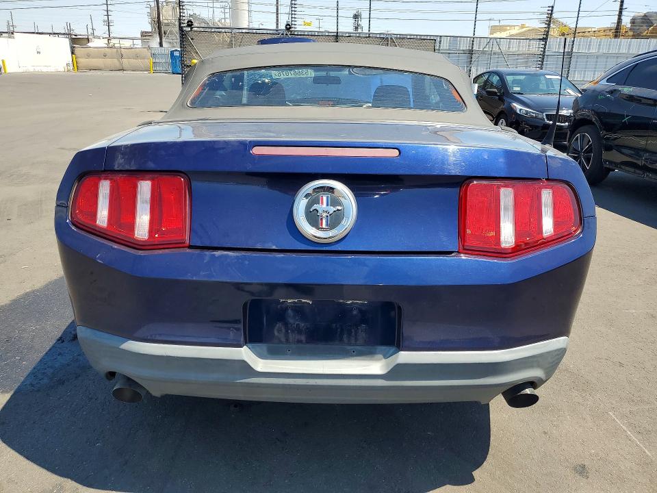 2011 Ford Mustang VIN 1ZVBP8EMXB5169136 COPART salvage auction — FRONT END, Ca - Salvage Certificate, sold $750 on 2026-07-09 (photo 6)