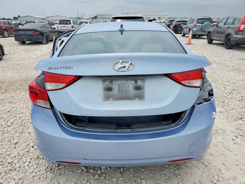 2013 Hyundai VIN KMHDH4AE2DU641849 COPART salvage auction — SIDE, Tx - Salvage Vehicle Title, sold $525 on 2026-07-09 (photo 6)