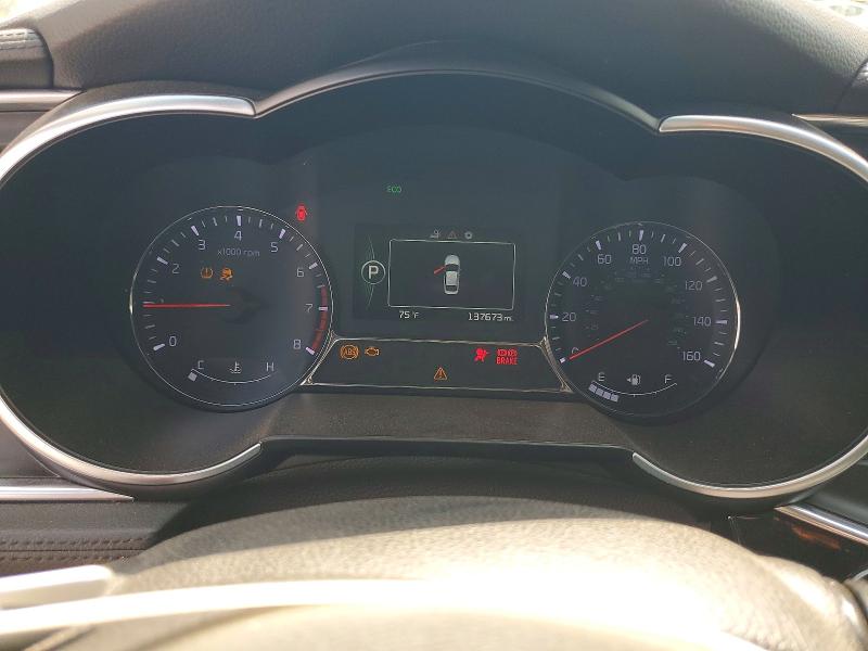 2014 Kia VIN 5XXGR4A69EG262667 COPART salvage auction — FRONT END, Ca - Salvage Certificate, sold $950 on 2026-07-02 (photo 9)