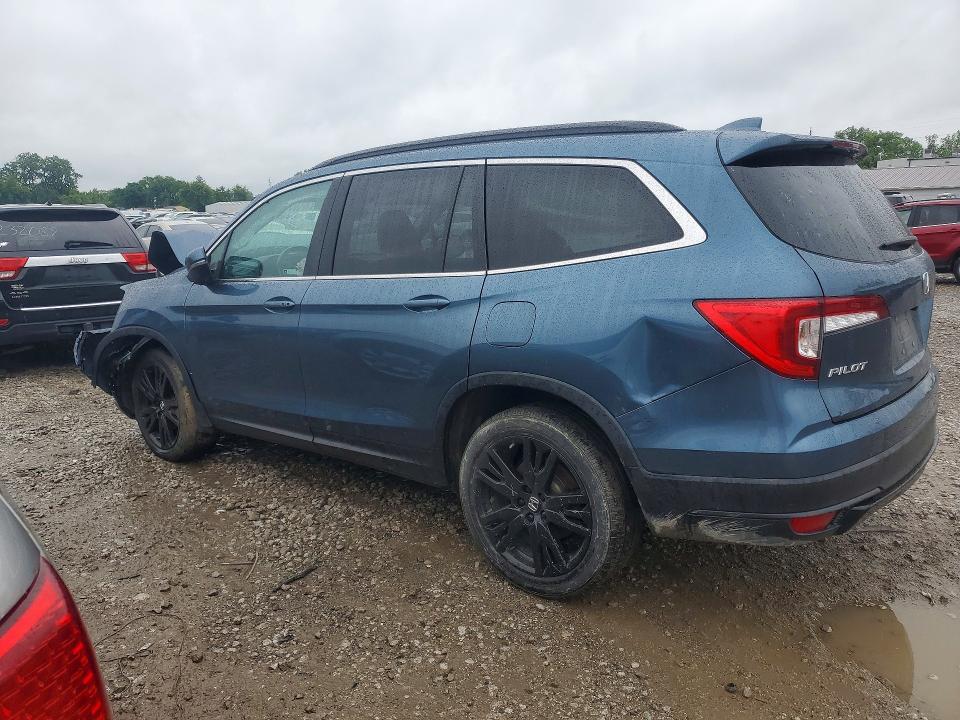 2021 Honda Pilot VIN 5FNYF6H21MB014314 COPART salvage auction — FRONT END, OH - CERT OF TITLE-SALVAGE, sold $3,400 on 2026-07-02 (photo 2)
