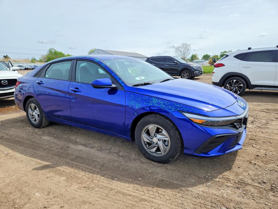 2025 Hyundai Elantra VIN KMHLL4DG5SU030072 COPART salvage auction — HAIL, OH - CERT OF TITLE-SALVAGE, sold $1,150 on 2026-07-27 (photo 4)