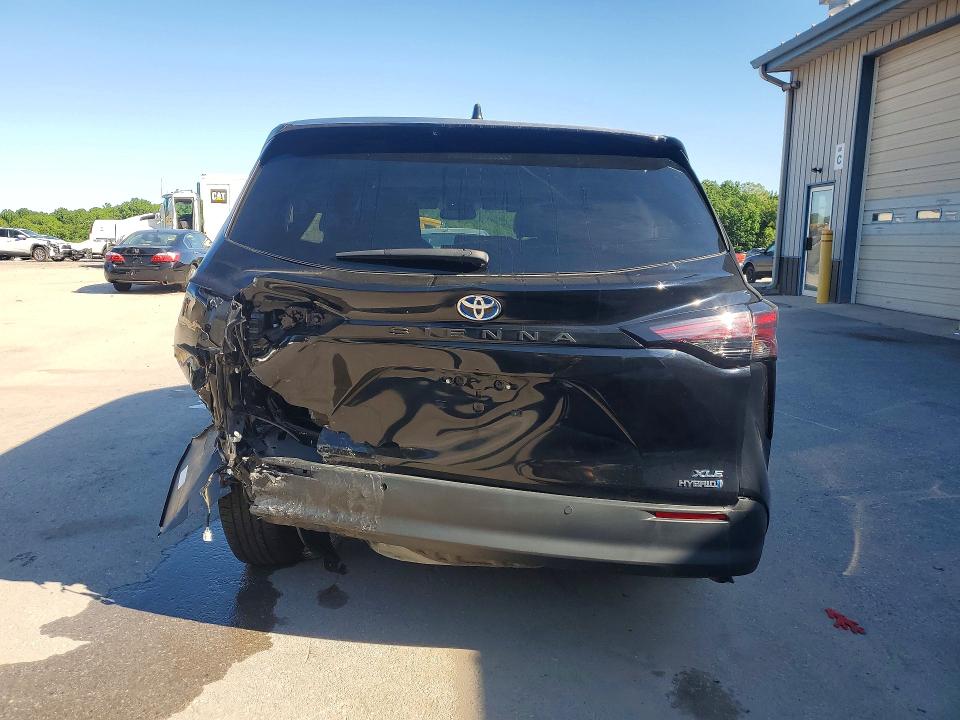 2023 Toyota Sienna VIN 5TDYSKFC7PS090684 COPART salvage auction — REAR END, Pa - Certificate Of Salvage, sold $12,200 on 2026-07-06 (photo 6)